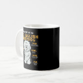 Mug Old English Sheepdog Anatomy Funny Dog Mom Dad  (Devant gauche)