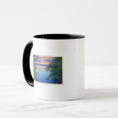 Mug Old Fort Ontario Sunset Vue du lac Ontario (Devant gauche)