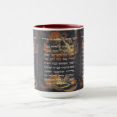 Mug Old Gold Hébreu Shema Israël Prière juive (Centre)