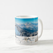 Mug Old grunge wooden texture or background with termi (Devant droit)