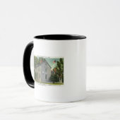 Mug Old Hancock Clark Vue de la maison, Paul Revere Ro (Devant gauche)