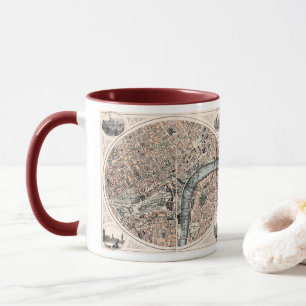 Mug Old Map Londres
