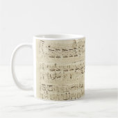 Mug Old Music Notes (Gauche)