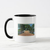 Mug Old North Bridge Vue de Minute Man Statue (Gauche)