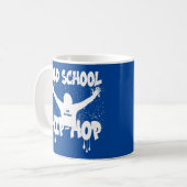 Mug OLD SCHOOL HIP HOP musique drôle (Devant gauche)