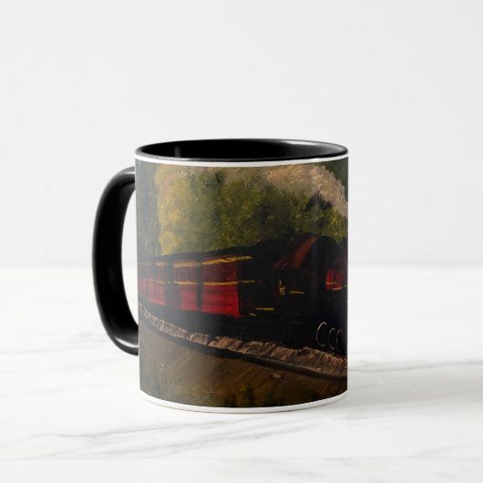 Mug Old Steam Engine, Original par Gary Poling (Devant gauche)