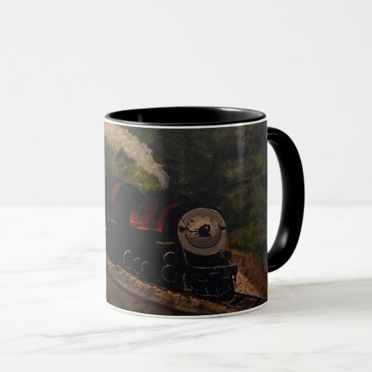 Mug Old Steam Engine, Original par Gary Poling (Devant droit)