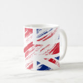 Mug Old Vintage Grunge United Kingdom Flag Union (Devant droit)