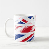 Mug Old Vintage Grunge United Kingdom Flag Union (Gauche)