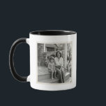 Mug Old Vintage Photo Current Portrait Mom Son Mother<br><div class="desc">This Mother’s Day design lets you add two favorite photos to create a meaningful gift for Mom. Use a childhood picture on one side and a current photo on the other to show how your relationship has grown over the years. It’s a simple, personal way to turn family memories into...</div>