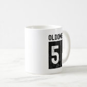 Mug Oldometer 58th Birthday Funny Retro Turning 58 Yea (Devant droit)