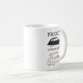 Mug Oldtimer 2cv French engineering (Devant droit)