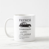 Mug Oldtimer 2cv French engineering (Gauche)