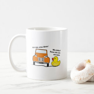 Mug Oldtimer 2cv Je suis un canard de l'humour