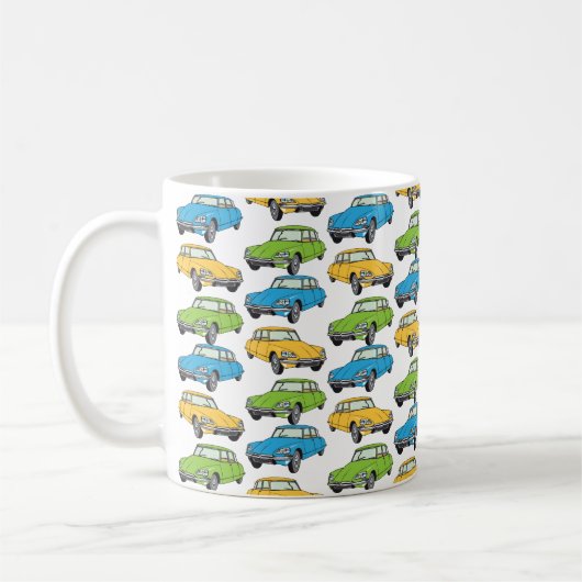 Mug Oldtimer Citroen DS 19 (Gauche)