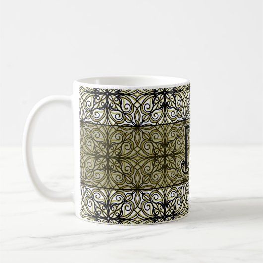 Mug Olive et Boho noir (Gauche)