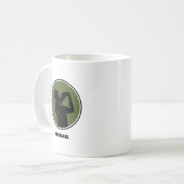 Mug Olive Green Mens Golf Silhouette (Devant gauche)