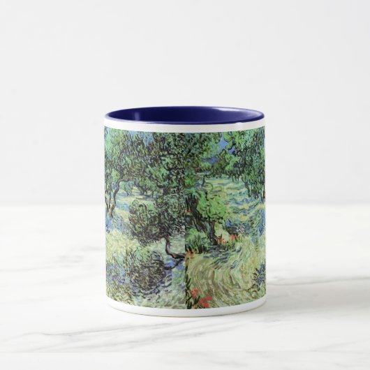 Mug Olive Grove par Vincent van Gogh (Centre)