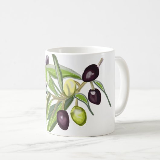 Mug Olive Spray (Devant droit)