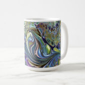 Mug Olive vert, purple blue burgundy (Devant droit)