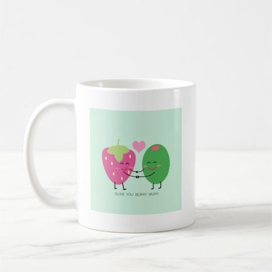 Mug Olive vous baie beaucoup (Gauche)