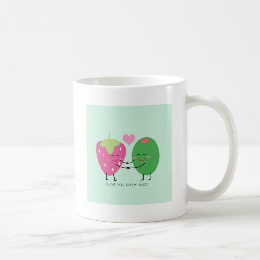 Mug Olive vous baie beaucoup (Droite)