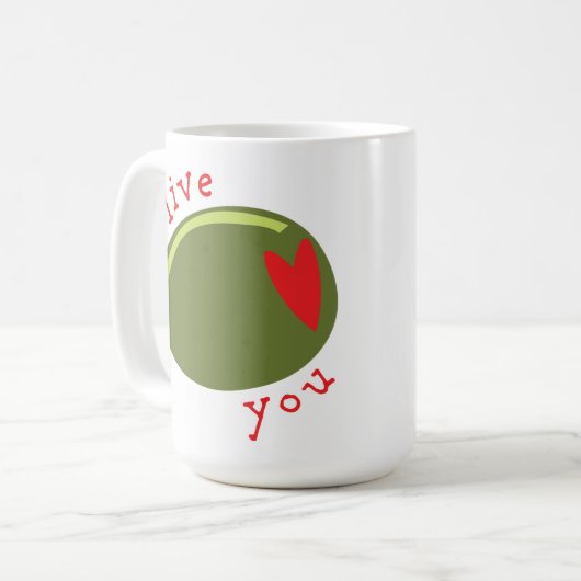 Mug Olive You (Devant gauche)