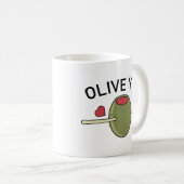Mug Olive You (Devant droit)
