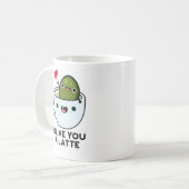 Mug Olive You A Latte Funny Food Pun (Devant gauche)