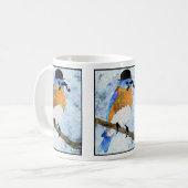 Mug Oliver Bluebird avec moustache, bouffon (Devant gauche)