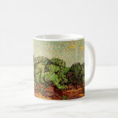 Mug Oliveraie, ciel bleu pâle de Vincent van Gogh (Devant droit)
