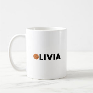 Mug Olivia Basketball
