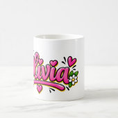 Mug Olivia Coffee Mug, Personalized Olivia Name Cup (Centre)