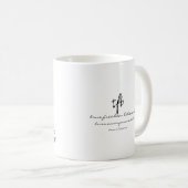 Mug Olivia Organ Blanc (Devant droit)