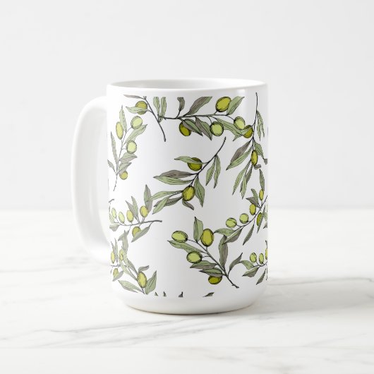 Mug Olivier vert (Devant gauche)