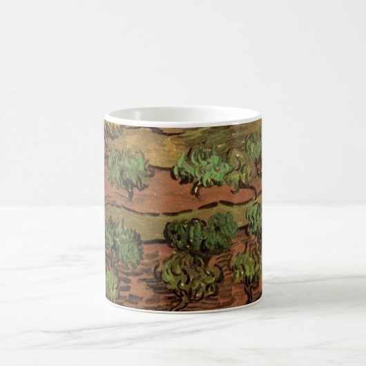 Mug Oliviers de Van Gogh sur un versant de colline (Centre)