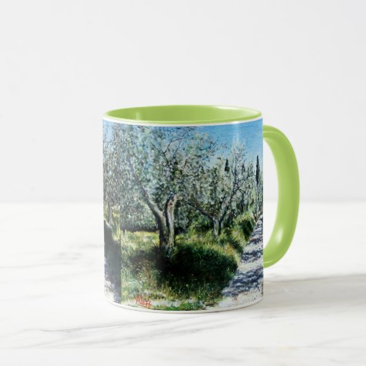 MUG OLIVIERS EN TOSCANE (Devant droit)