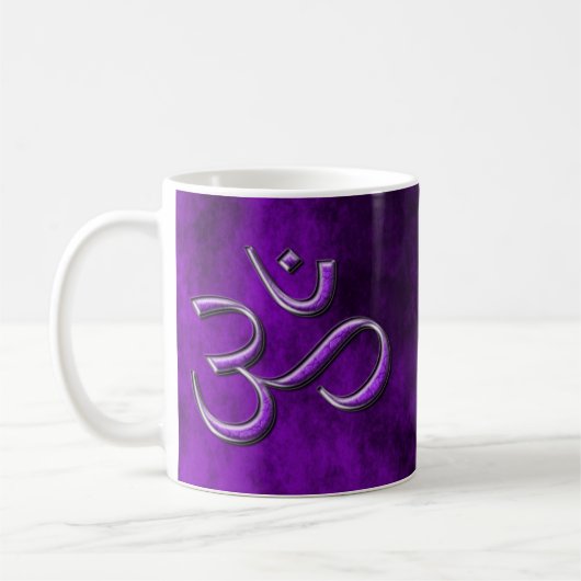 Mug Om en pierre violette (Gauche)