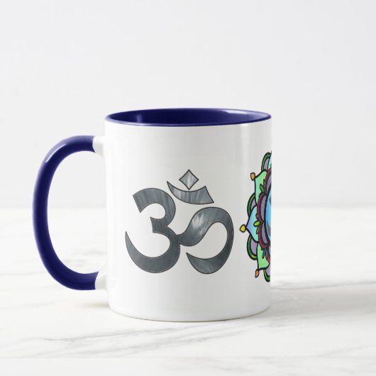 Mug Om fleuri (Gauche)