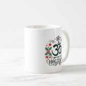 Mug Om for the Holidays - Om Symbol Floral (Devant droit)