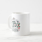 Mug Om for the Holidays - Om Symbol Floral (Devant gauche)