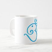 Mug OM-ganpati-turqoise (Devant gauche)