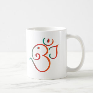 Mug OM-ganpati-vert-orange