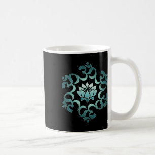 Mug Om, Mantra, Symbole, Mandala, Fleur de Lotus, Boud