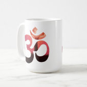 Mug Om Mantra Symbole Yoga Méditation Inspiration (Devant gauche)