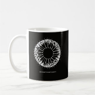 Mug Om Shanti Shanti Shanti Méditation Minimaliste