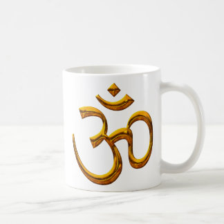 Mug OM, taille 11oz de /Mug d'effet de vieil or