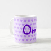 Mug Oma en violet (Devant gauche)