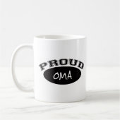 Mug Oma fier (noir) (Gauche)