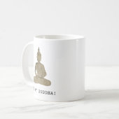 Mug OMB oh ma silhouette d'humour de Bouddha (Devant gauche)